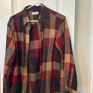 Men's Medium Vintage Plaid Flannel
